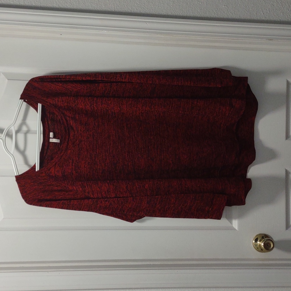 Red Marled Sweater